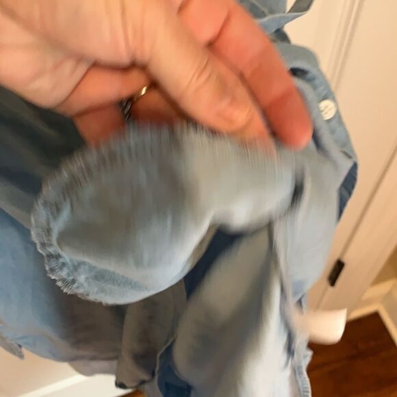 New. New Directions light wash jean dress - Picture 5 of 9